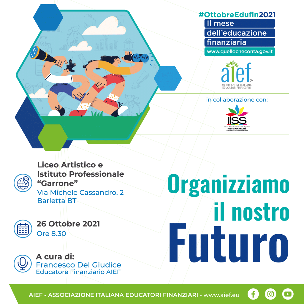 AIEF presente per l'OttobreEdufin il mese dell'educazione finanziaria con i suoi Educatori Finanziari