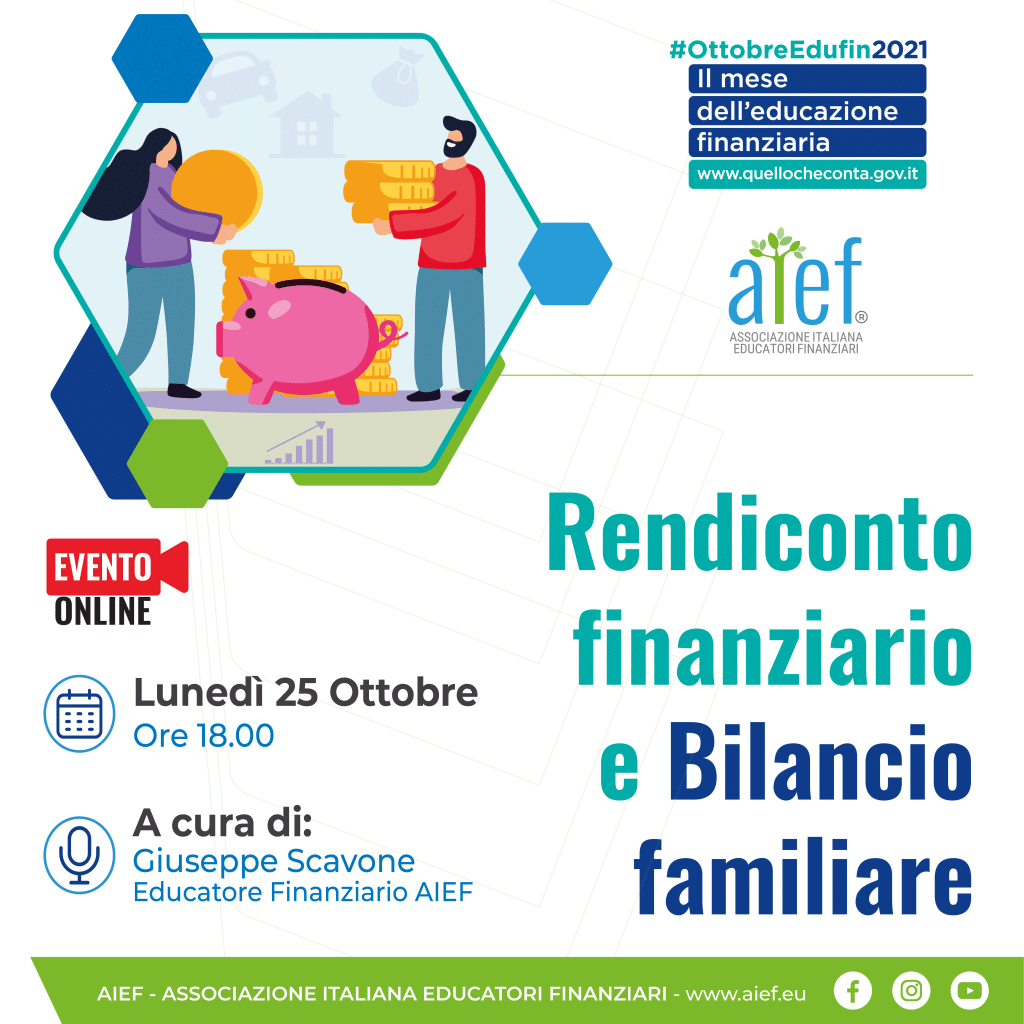 AIEF presente per l'OttobreEdufin il mese dell'educazione finanziaria con i suoi Educatori Finanziari