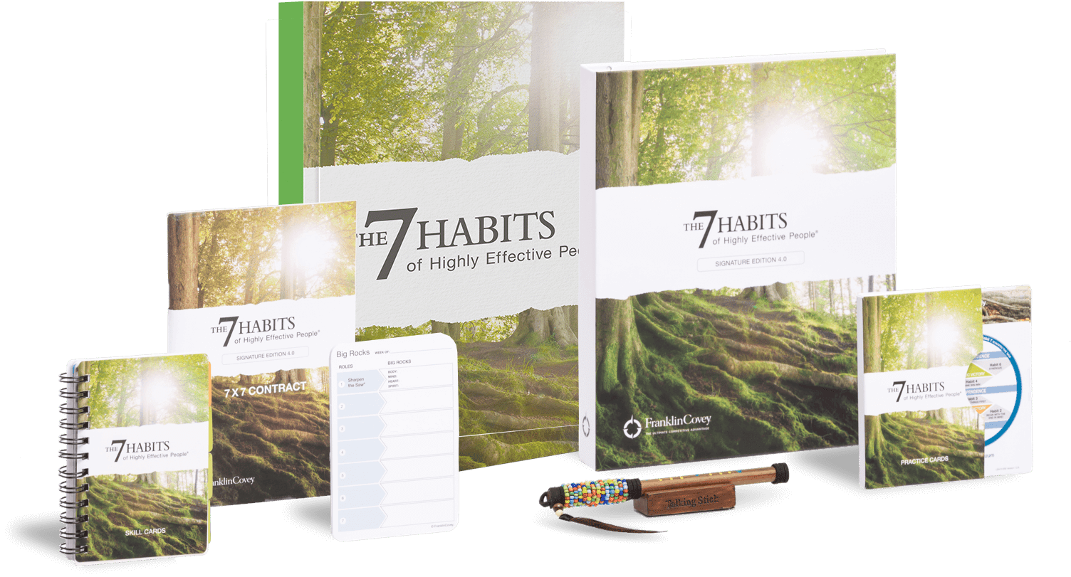 Kit ufficiale 7 Habits of Highly Effective People — materiale didattico