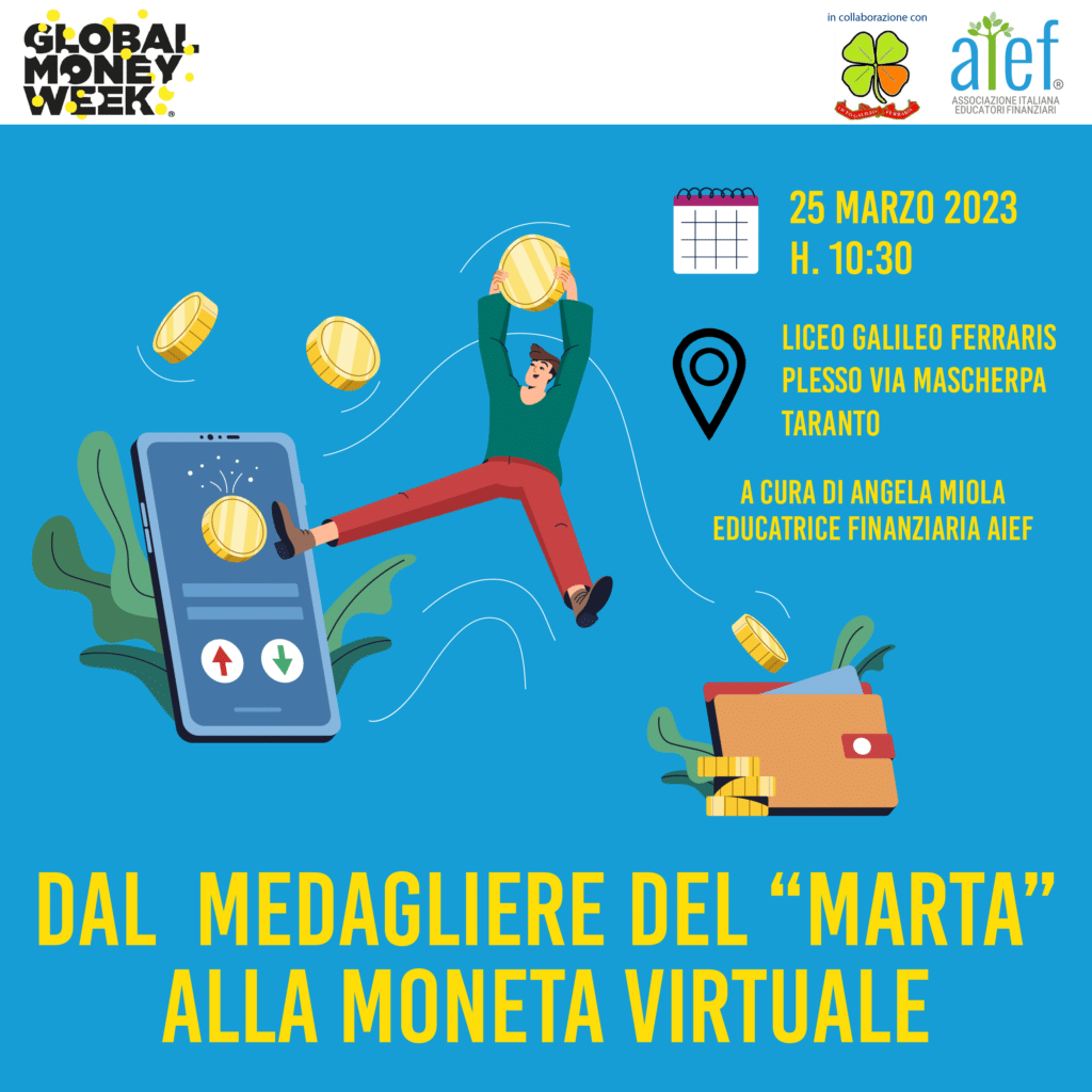 Dal medagliere al Marta - Gli sviluppi della moneta, un corso gratuito di Educazione Finanziaria a cura di AIEF Angela Miola