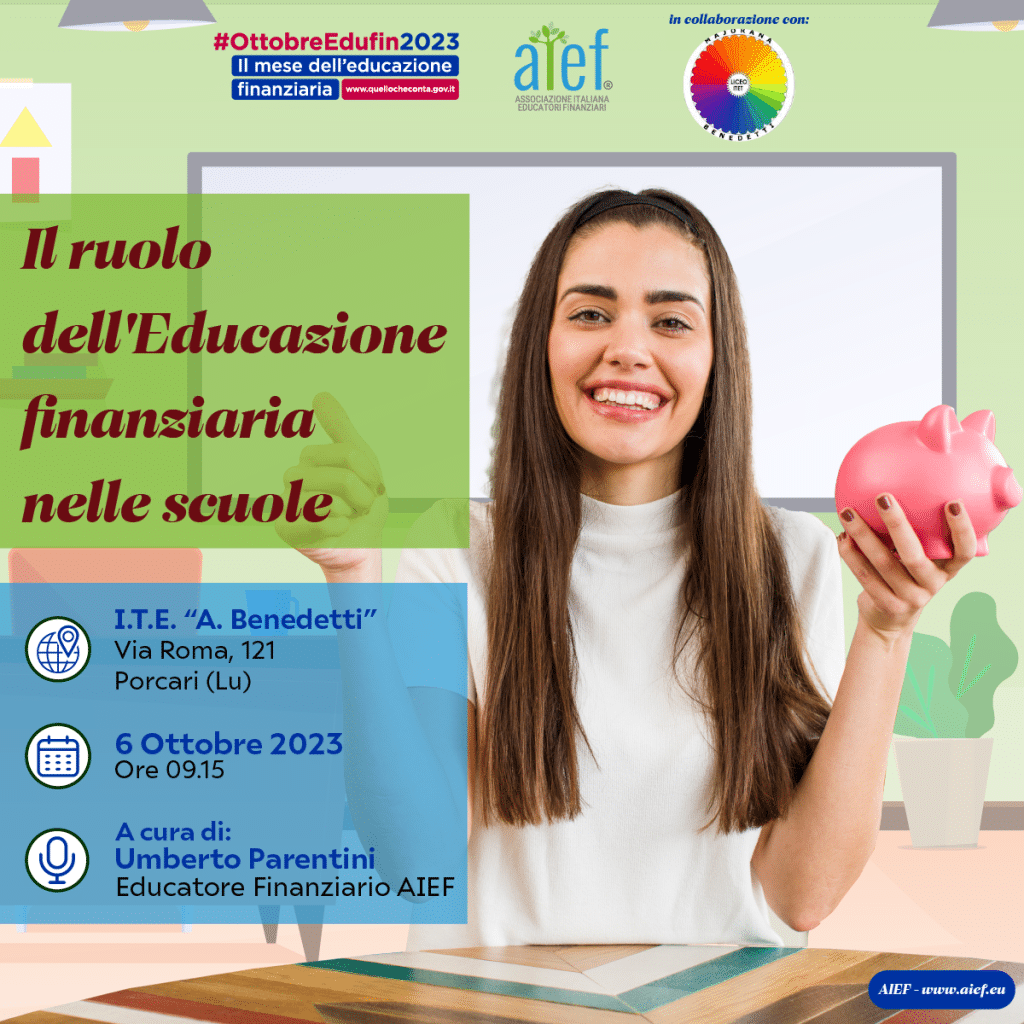 Il ruolo dell'Educazione finanziaria nelle scuole - #OttobreEdufin2023