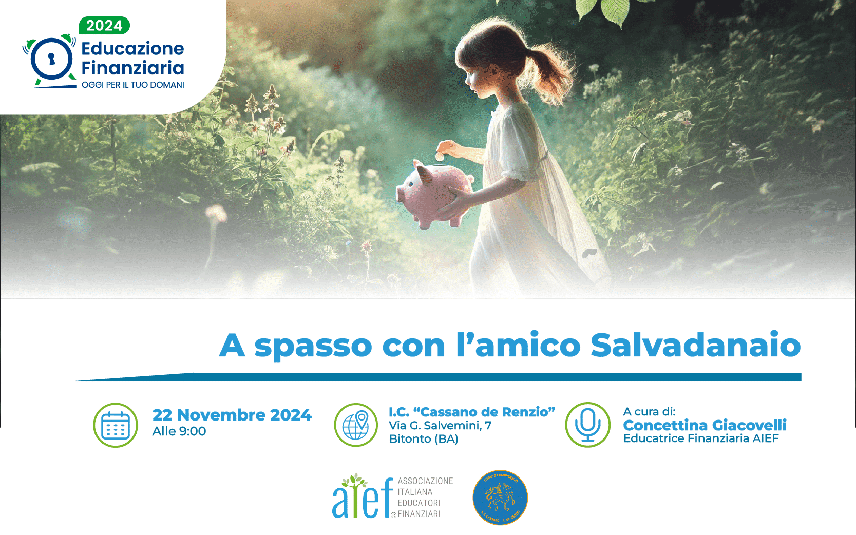 A spasso con l'amico Salvadanaio